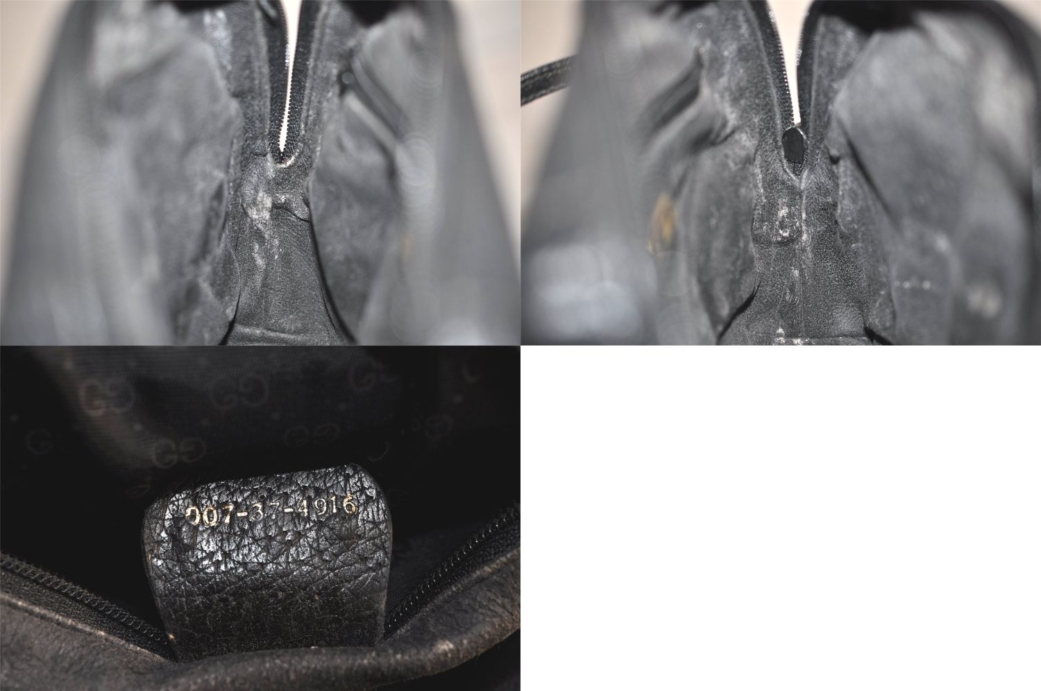 レザー ブラック