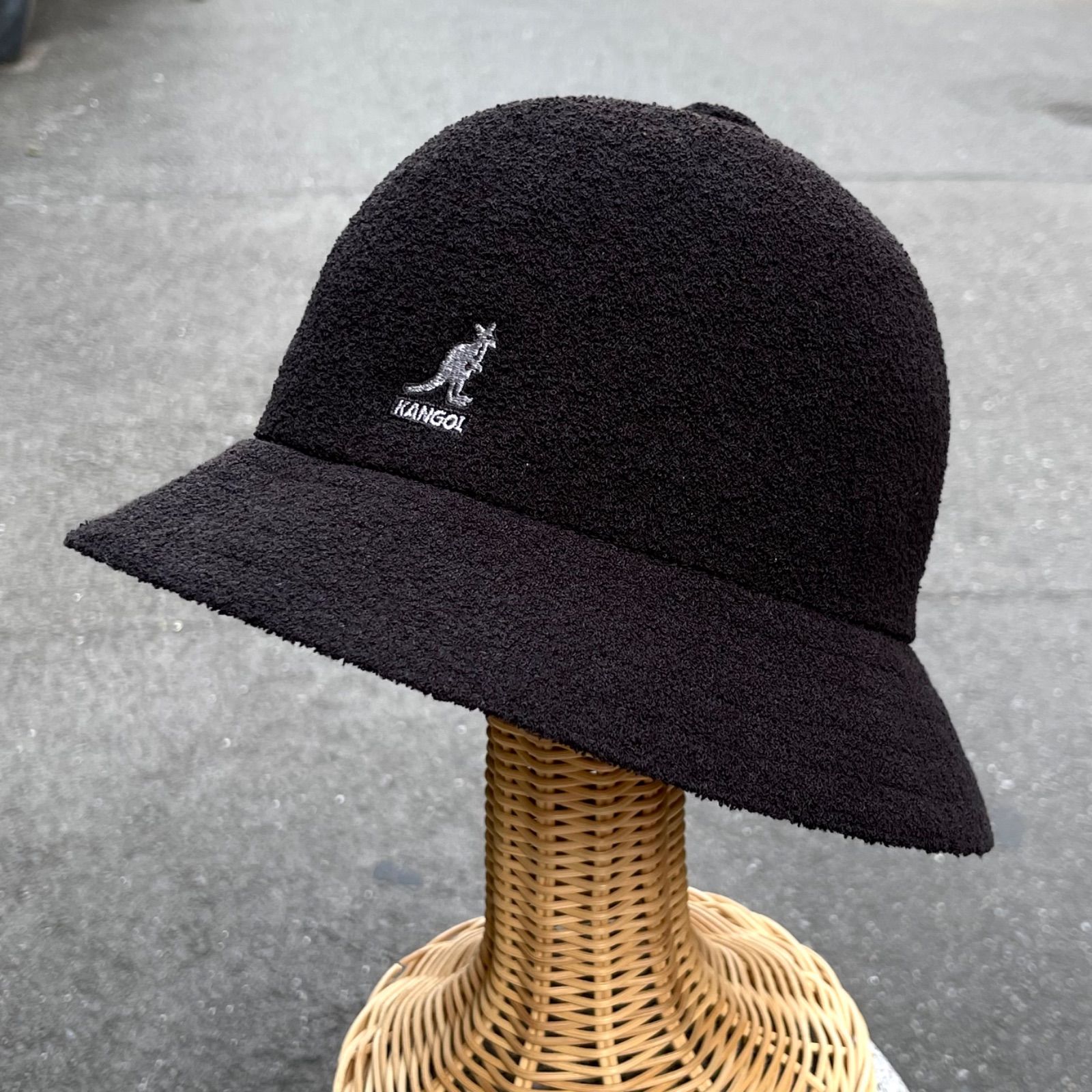 KNIGサイズ Bermuda Casual KANGOL ベル型ハット Black XXLサイズ