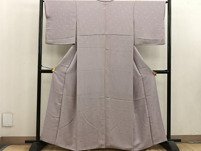 平和屋着物▽上質な色無地　単衣　鳩羽鼠色　正絹　逸品　BAAS0293yt 平和屋着物▽上質な色無地 単衣 鳩羽鼠色 正絹 逸品