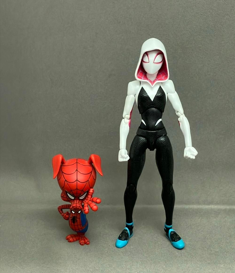 訳あり スパイダーマン フィギュア SV-ACTION スパイダーグウェン スパイダーハム 千値練 訳あり スパイダーマン フィギュア SV-ACTION スパイダー