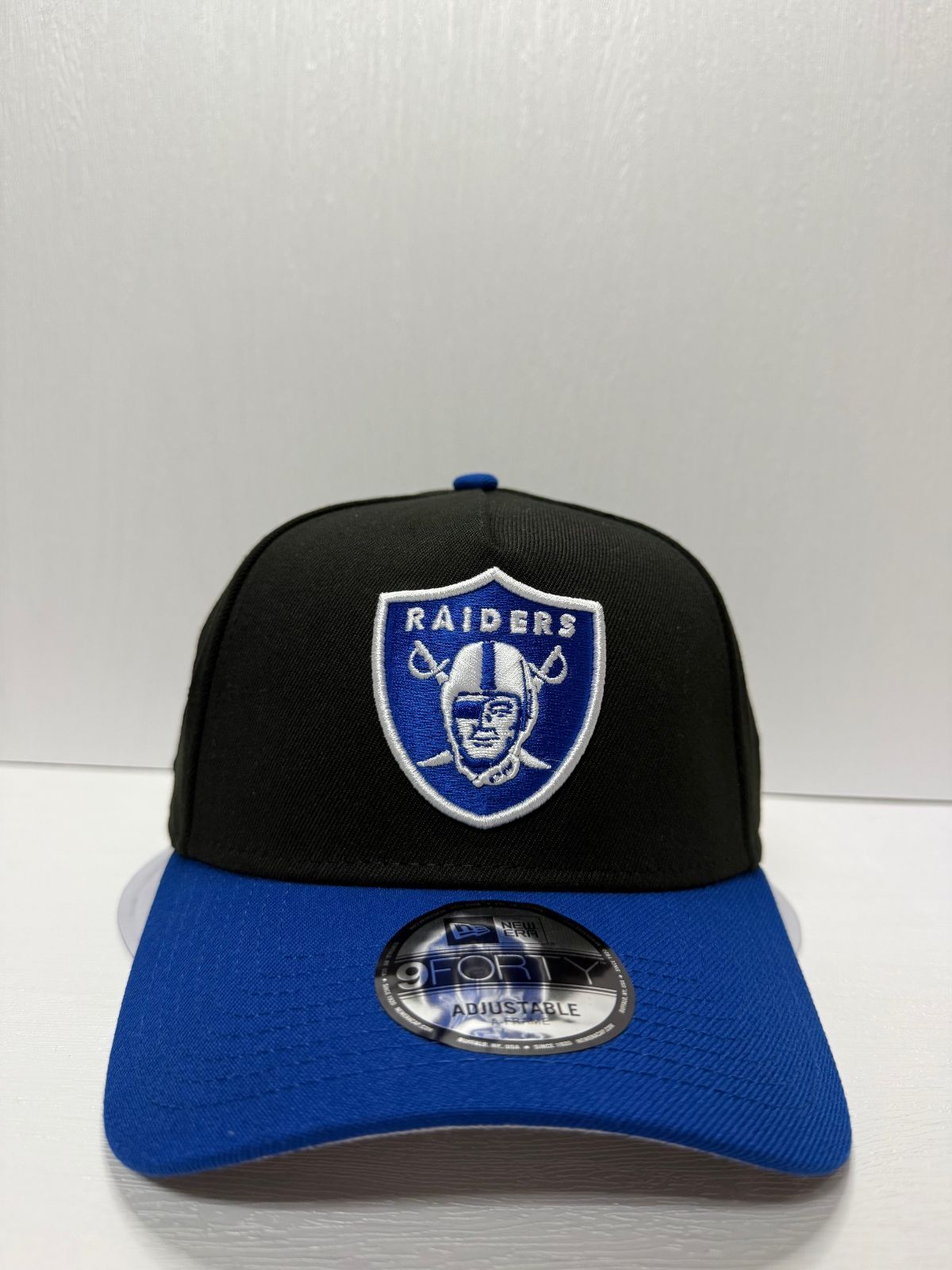 Newera オークランドレイダース 75thアニバーサリー 9forty A-FRAME スナップバックキャップ ツートンカラー