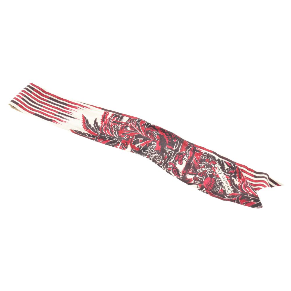 Christian dior♡クリスチャンディオールアニマル柄ツイリー タグ有り