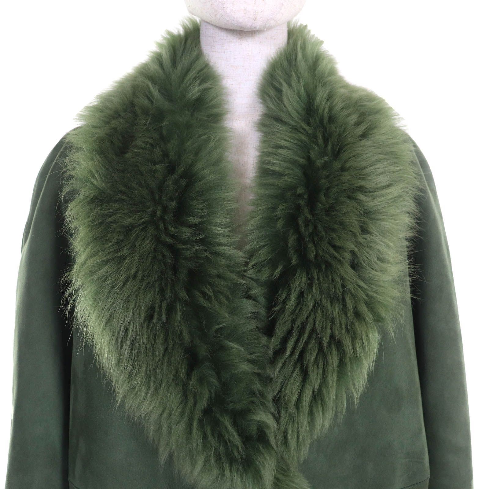 ロング ムートンコート