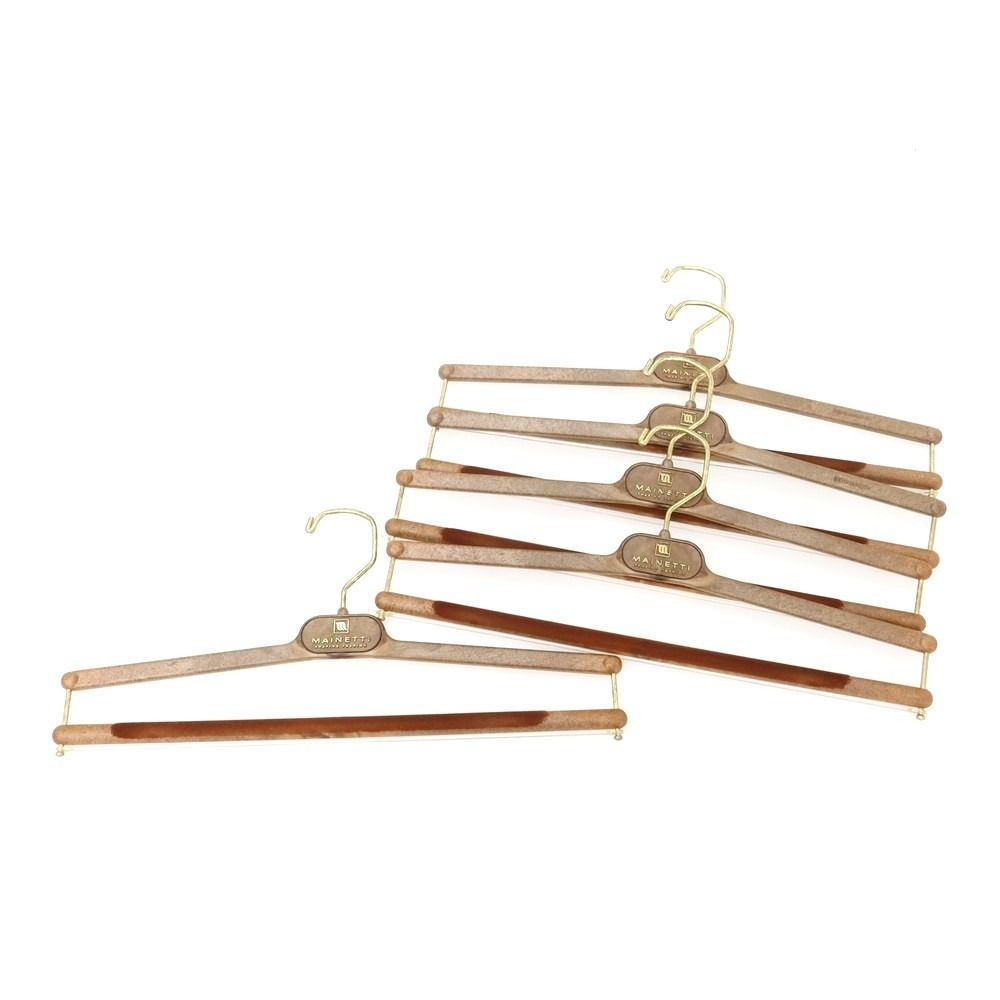 MAINETTI 木製ハンガー 10本セット サイズ40 マイネッティーハンガー 40