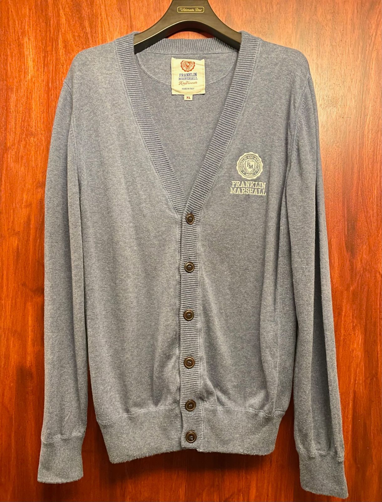 MADE IN ITALY製 FRANKLIN MARSHALL Knitwear コットンカーディガン 