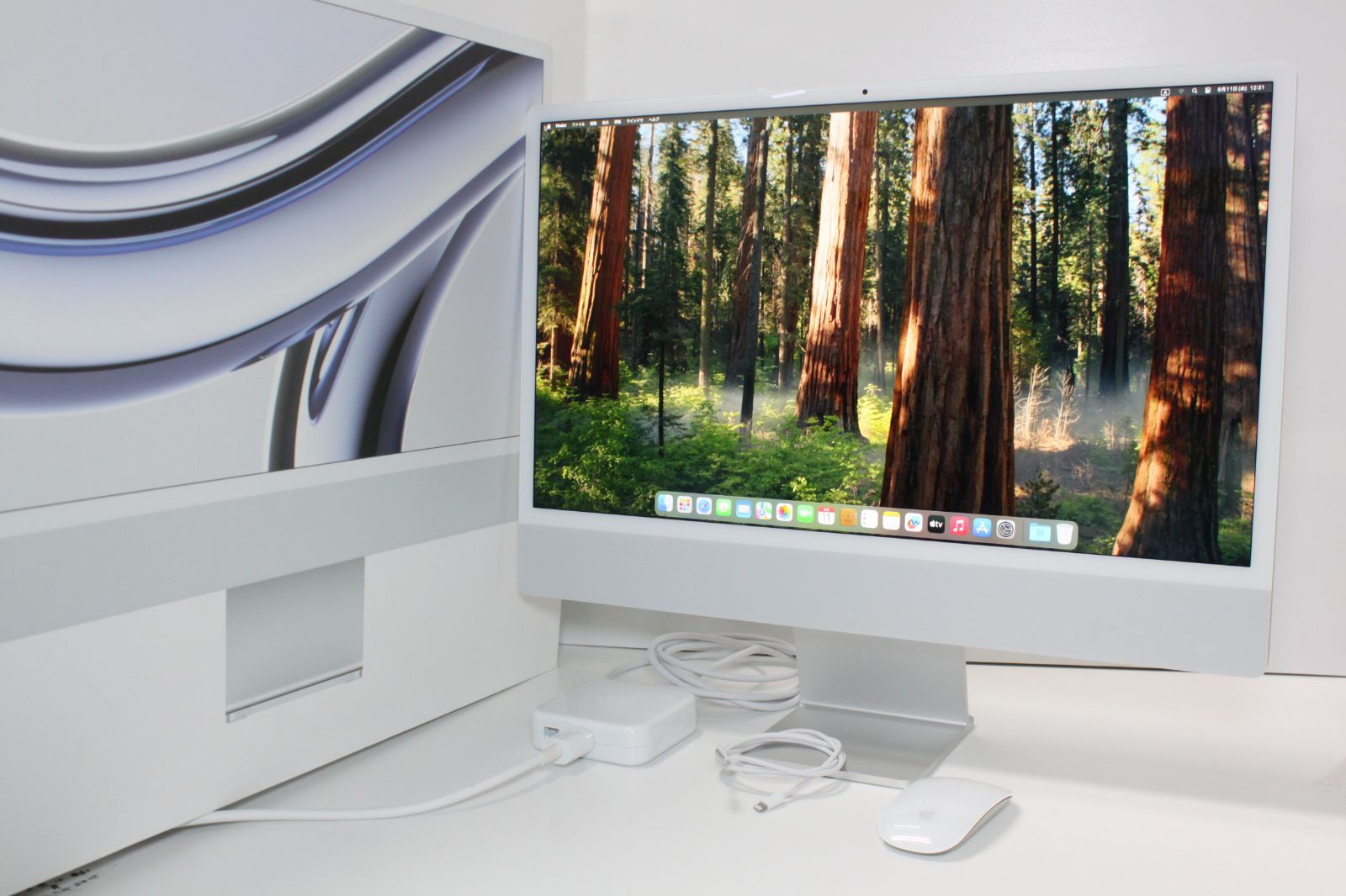 iMac（24インチ,2023,4ポート）256GB/8GB〈MQRJ3J/A〉④