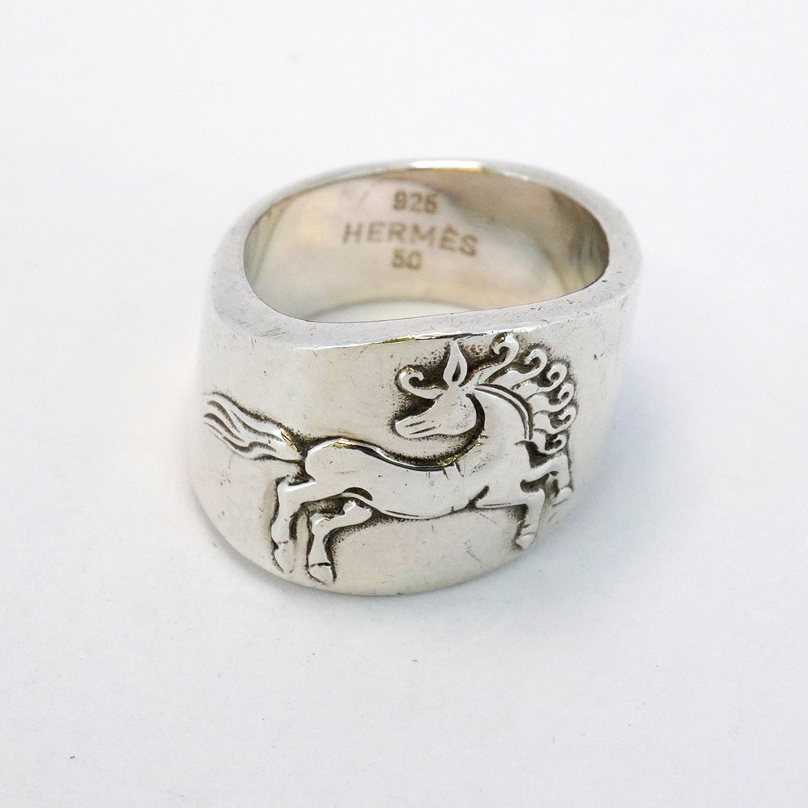 ◇エルメス◇新品仕上済 シュバル ホース リング 指輪 シュヴァル ホースヘッド HERMES シュバルホース リング – Trip