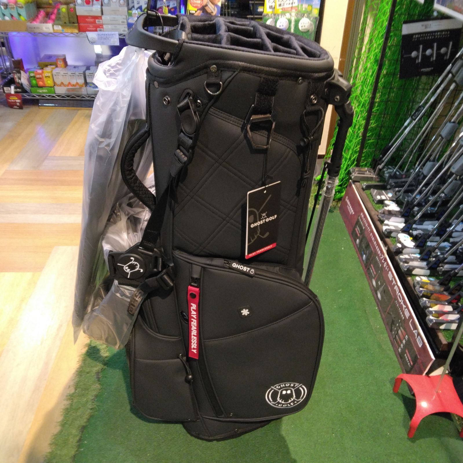 Cb【新品未使用品】GHOST GOLF キャディバッグ ANYDAY KATANA 14分割