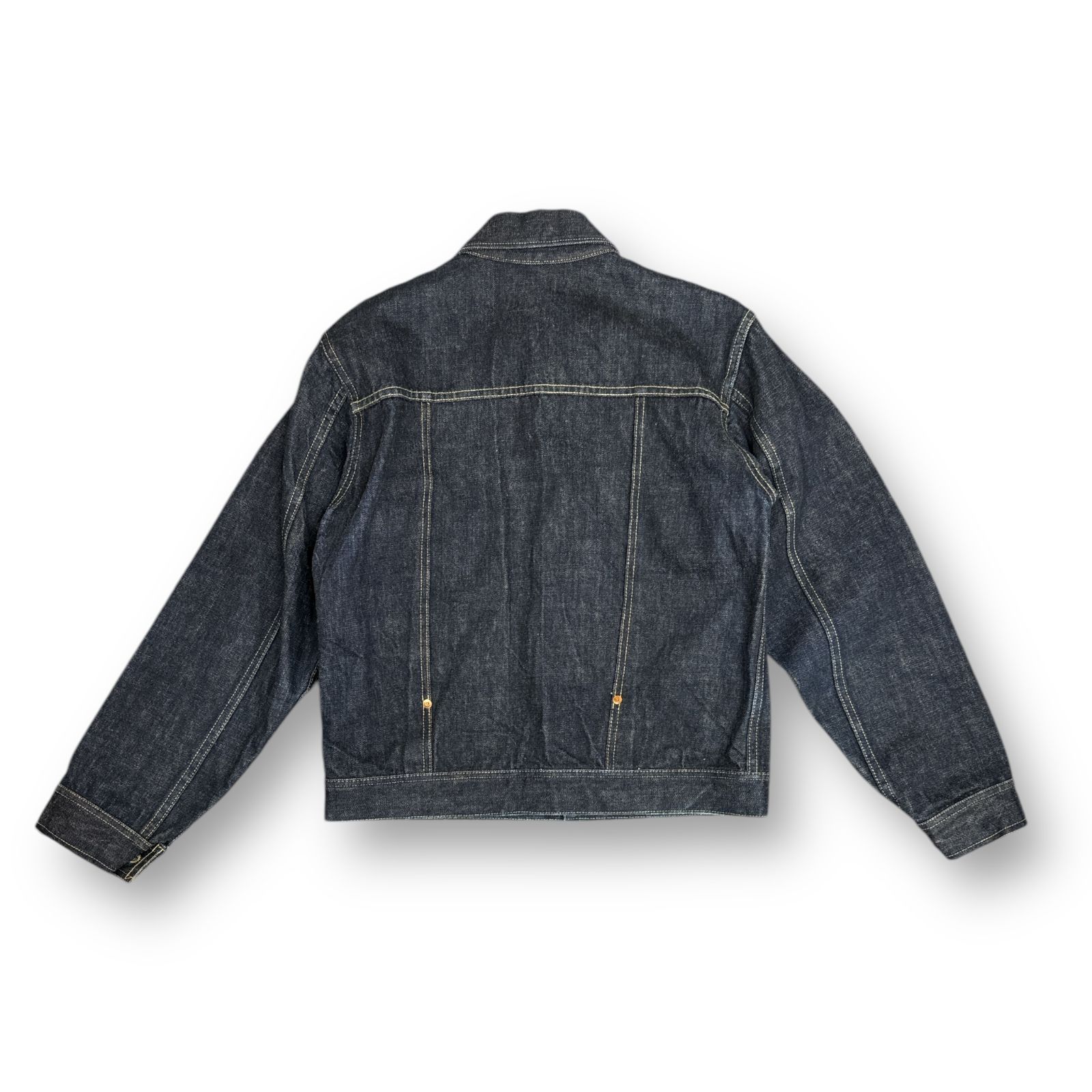 AtLast&Co. 147J Denim Jacket デニムジャケット Gジャン アットラスト インディゴ 38 79871A6 - メルカリ