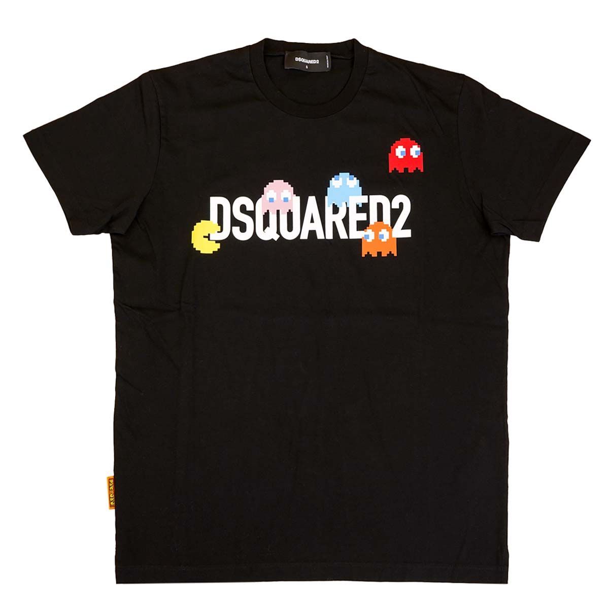 ディースクエアード Dsquared2 Pac-Man ロゴ プリント Tシャツ ディースクエアード Dsquared2 Pac-Man ロゴ プリント Tシャツ