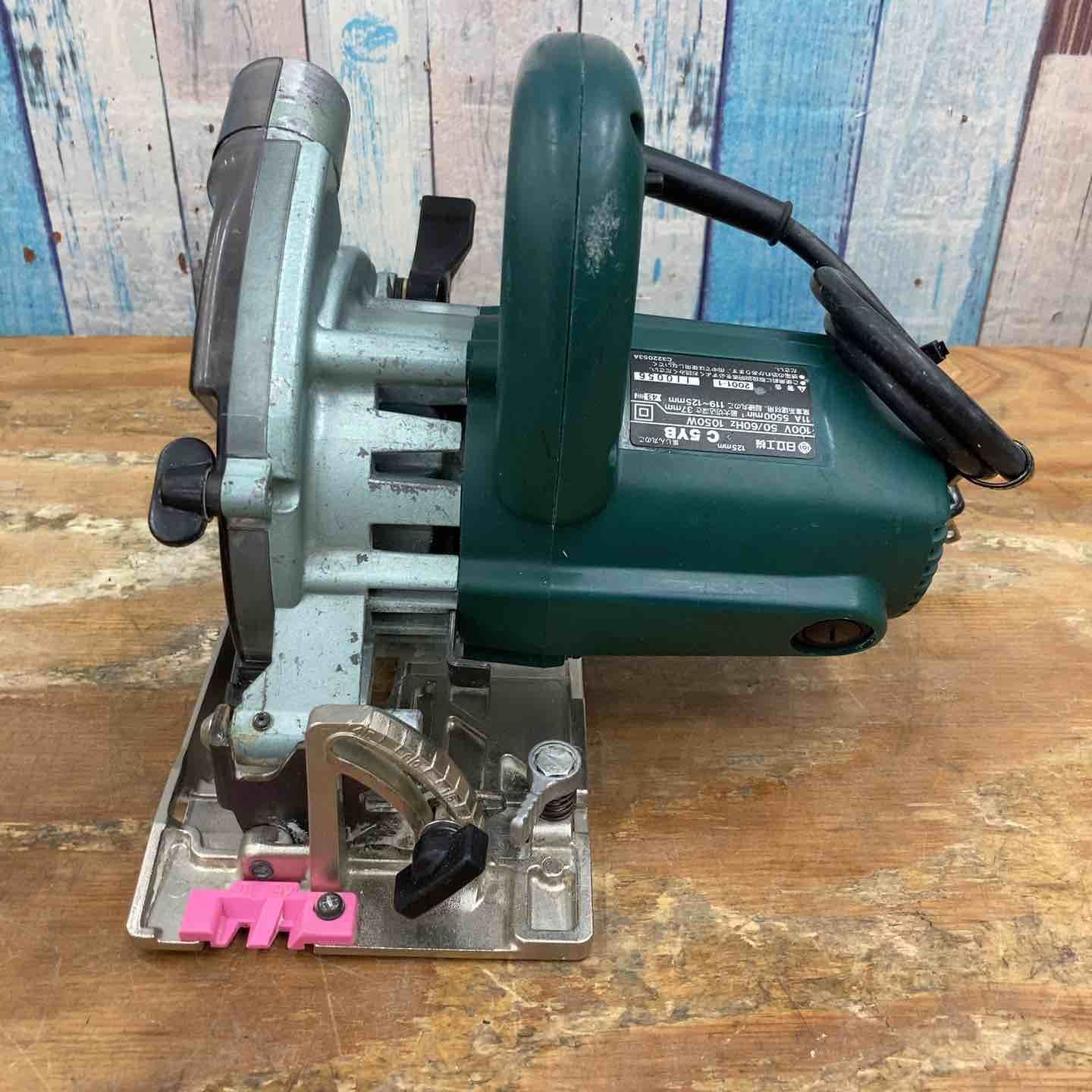 ◇ハイコーキ(HIKOKI ※旧:日立工機) 125mm集じん丸のこ C5YB【柏店 ◇ハイコーキ(HIKOKI ※旧:日立工機) 125mm集じん丸のこ C5YB【柏店