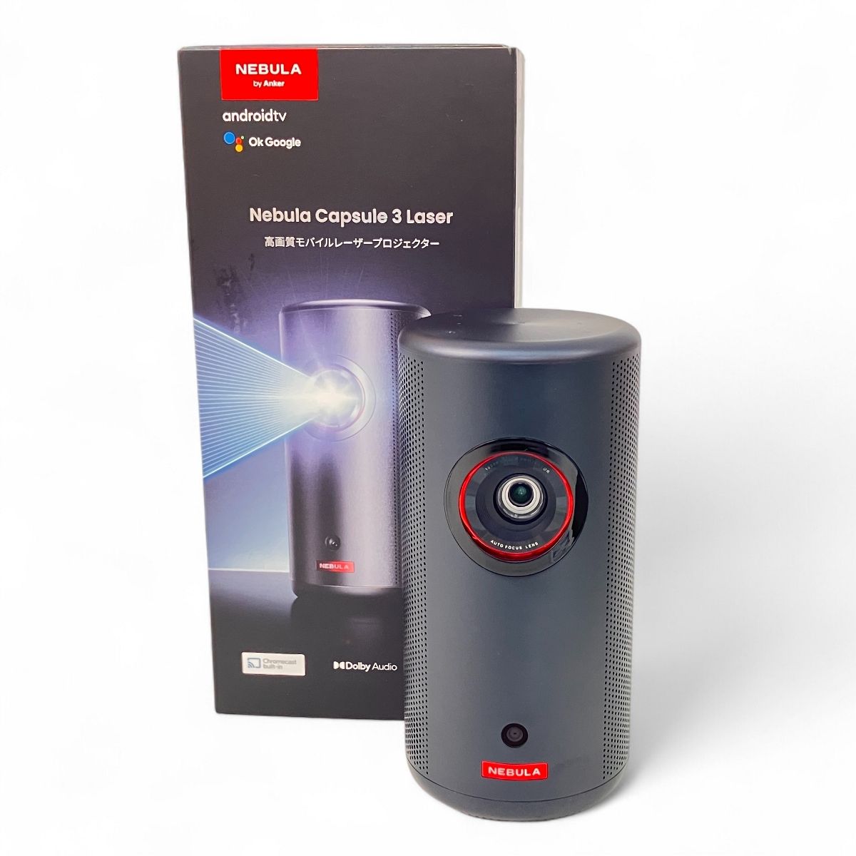 ANKER D2426 NEBULA capsule 3 laser モバイル レーザー プロジェクター アンカー 良好 Z10477805