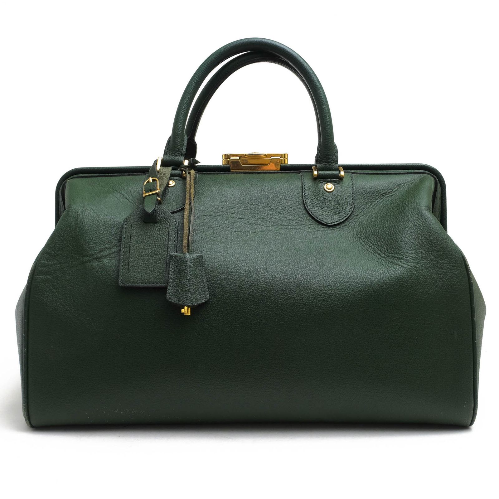 希少✨ソメスサドル スクエア フラップブリーフ本革 グリーン 肩掛け