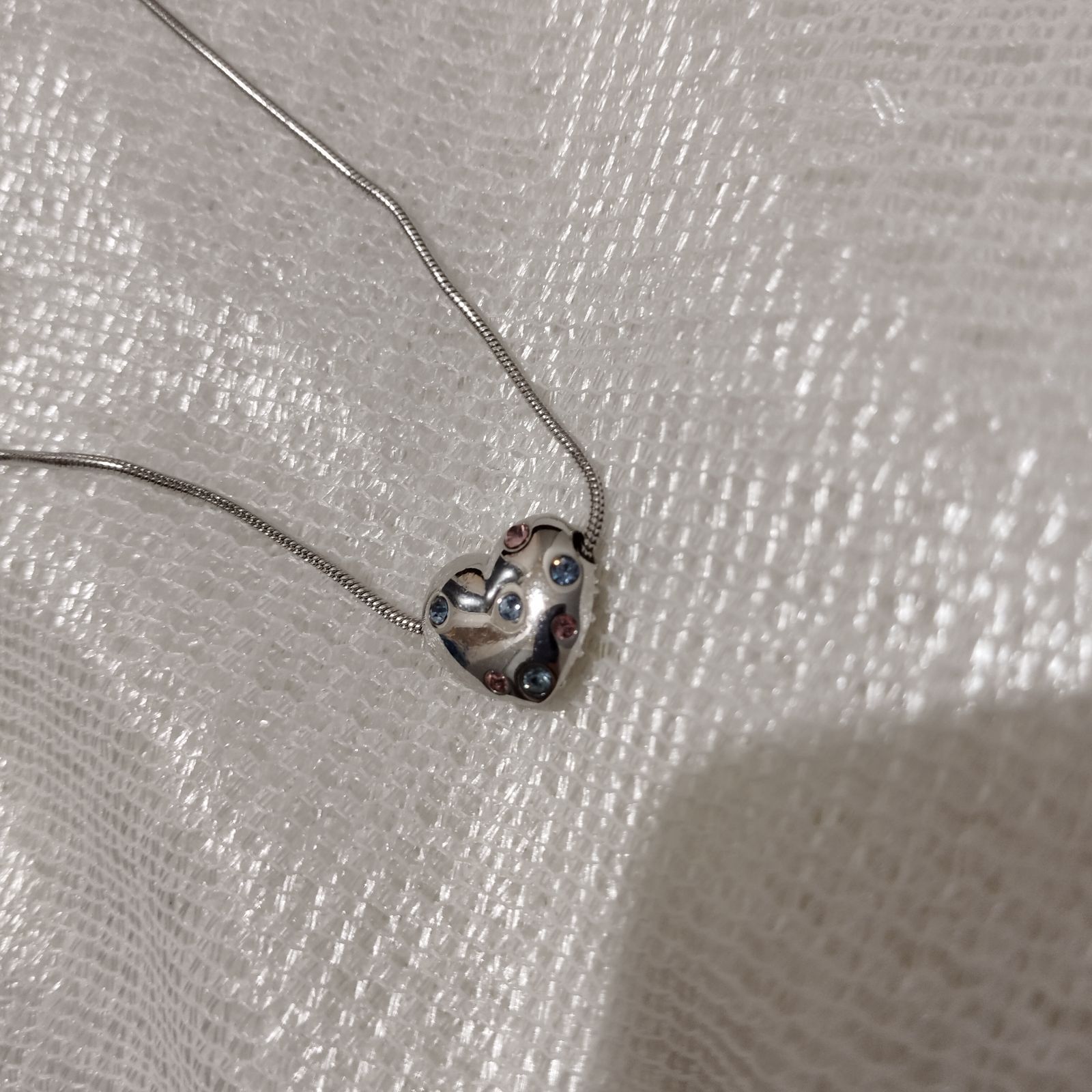 最終値下げ】SWAROVSKI ペンダント スワロフスキー ハートネックレス 