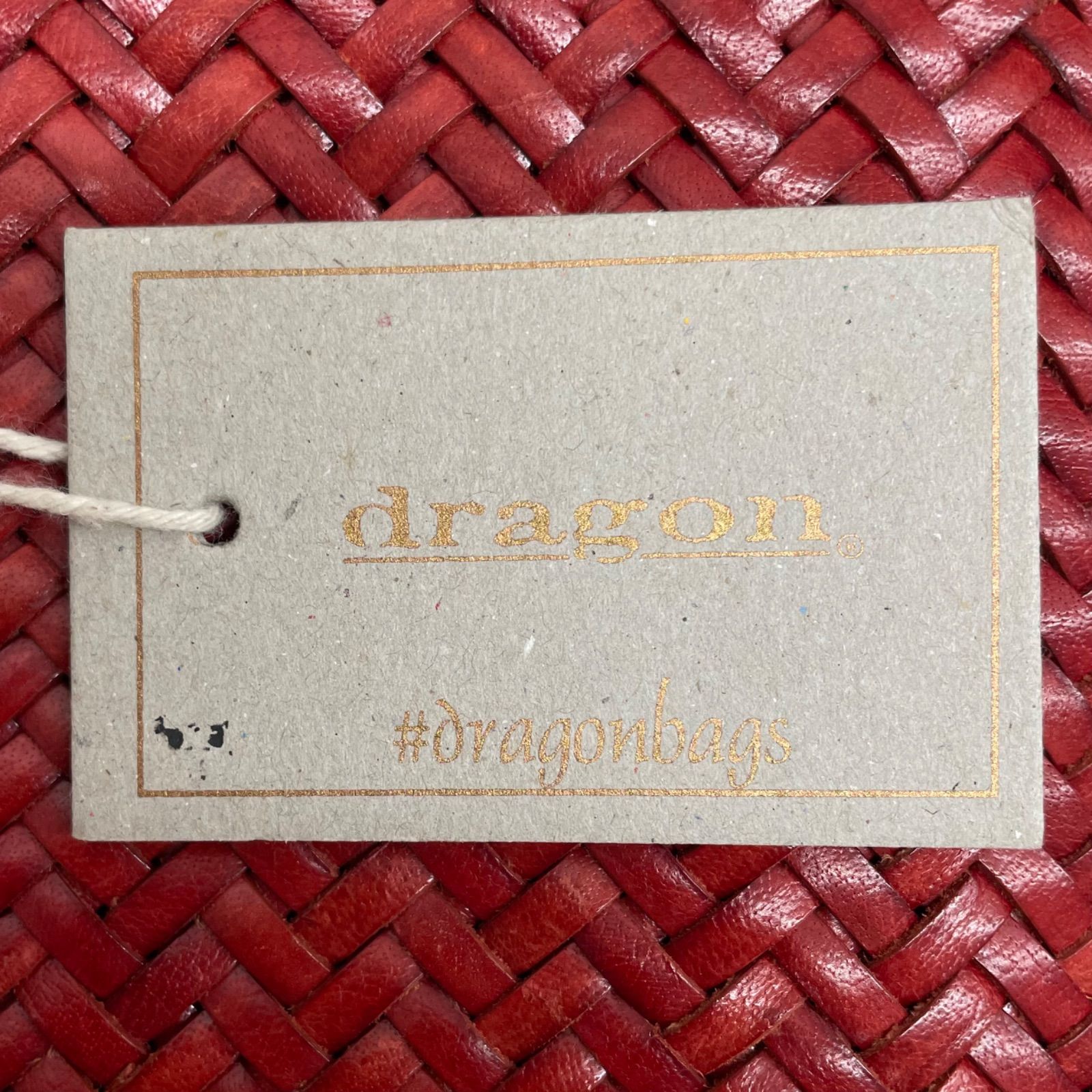 新品 タグ付 未使用 dragon ドラゴン レザートートバッグ バッグ