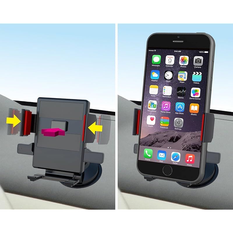 星光産業 EXEA 車内用品 スマホホルダー EC-165 ブラック 1