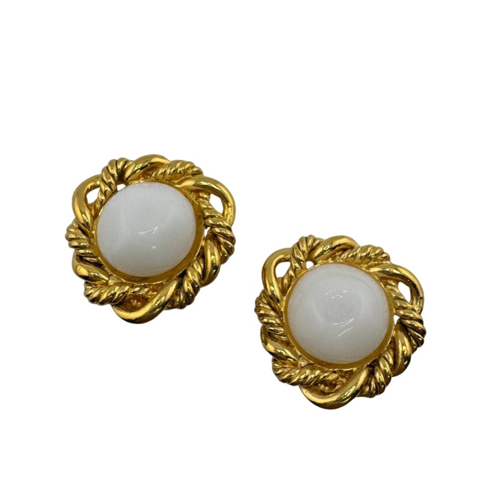 ヴィンテージ】CHANEL パールイヤリングゴールド2187 