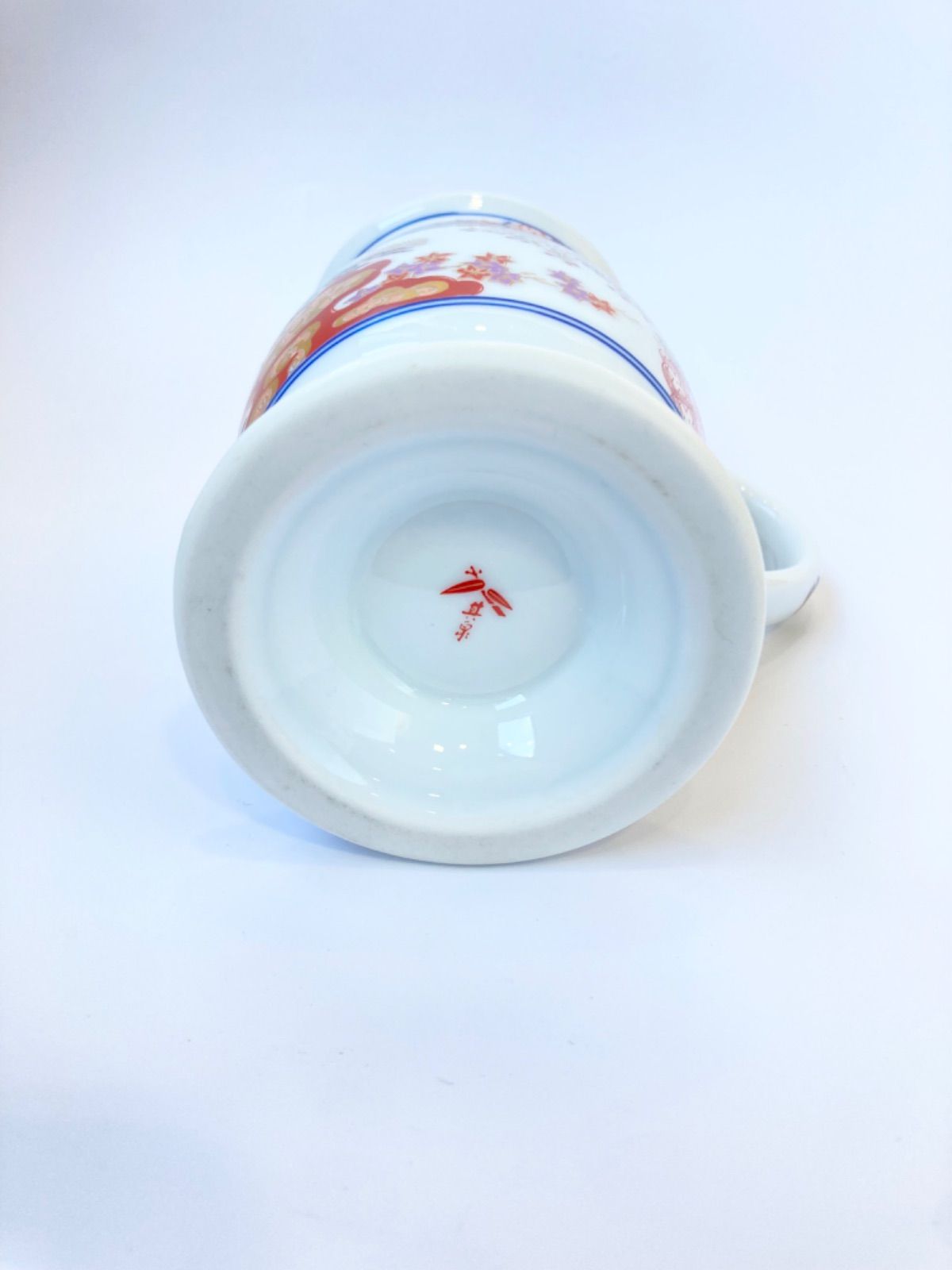 新品】有田焼 其泉窯 春秋文 ビアジョッキ 350ml 四季文様 明治