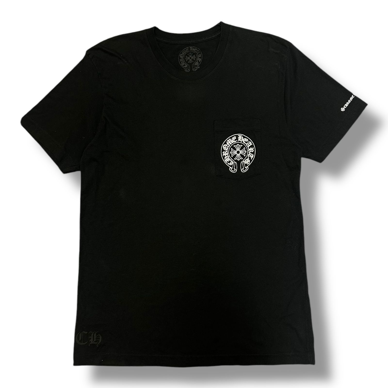 CHROME HEARTS クロムハーツ　ホースシュー　Tシャツ CHROME HEARTS / クロムハーツ シューホース ロゴ Tシャツ