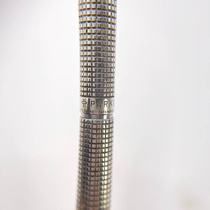 PARKER◇ パーカー シャーペン スターリングシルバー 格子柄