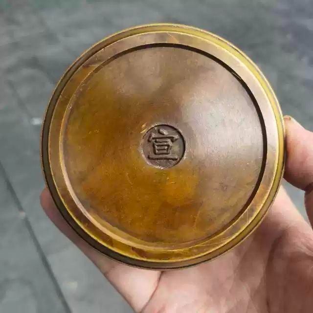 お茶の缶 銅器 文房具 茶道具 重厚 極細工 工芸品 美術品 置物 銅細工 猫 茶寵 茶玩 茶道 置物 文鎮 装飾品 工芸品 美術品