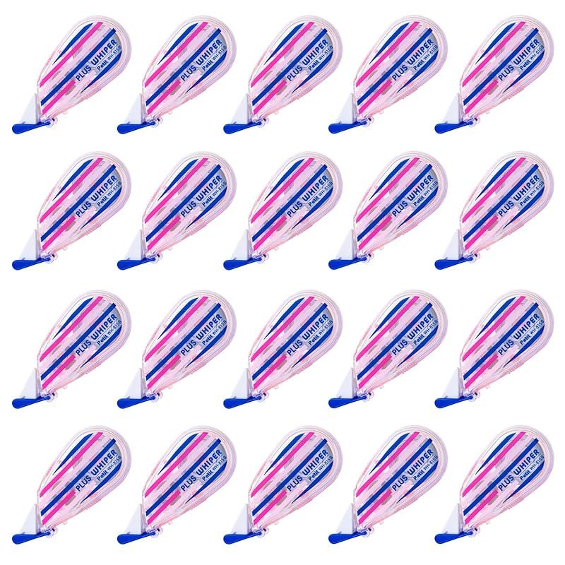 プラス 修正テープ ホワイパープチ 5mm WH-815B ストライプA 20個 49-310×20