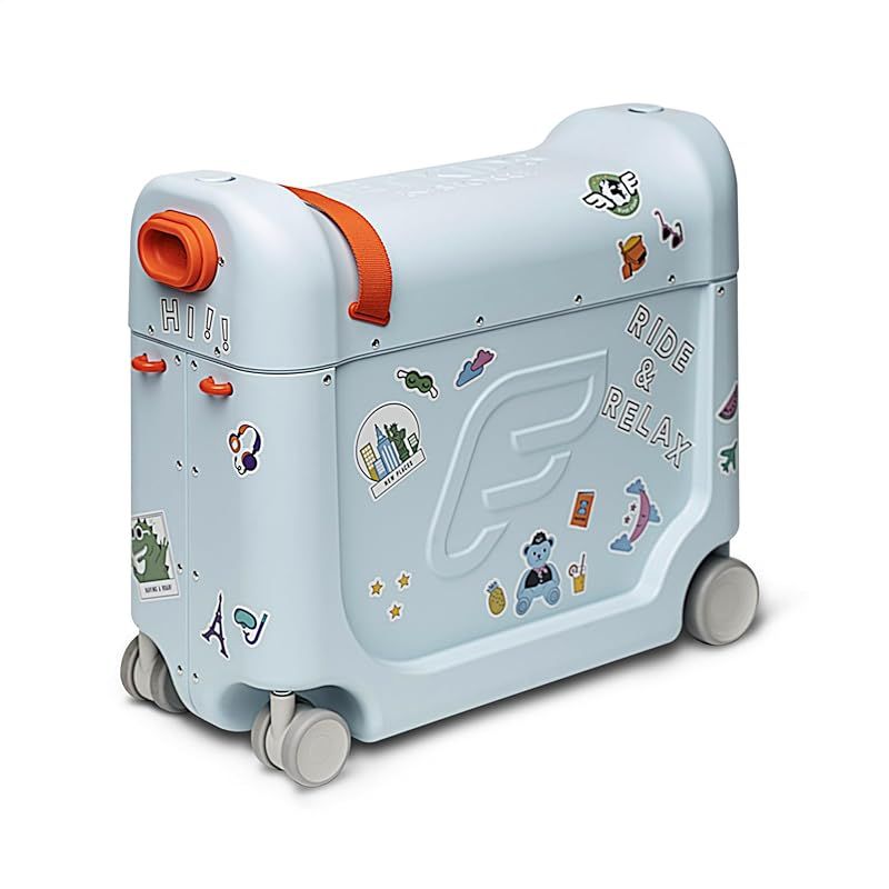 Stokke ストッケ スーツケース 子供用 本体 ジェットキッズ キッズ キャリーケース 乗れる 座れる 旅行 ベッドボックス アクア