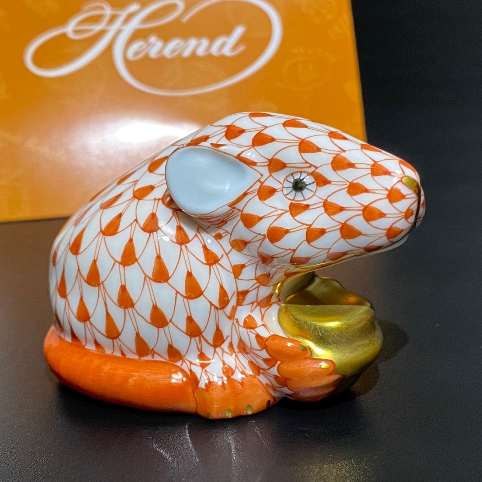 【のんたん】HEREND ヘレンド フィギュリン 置物 干支 ネズミ HEREND ヘレンド フィギュリン 置物 干支 ネズミ - メルカリ