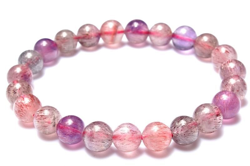 １点物 AA マルチカラー スーパーセブン 8mm ブレスレット パワーストーン 天然石 _MA8823 WWW_OLIVIERBERNSTEIN_COM