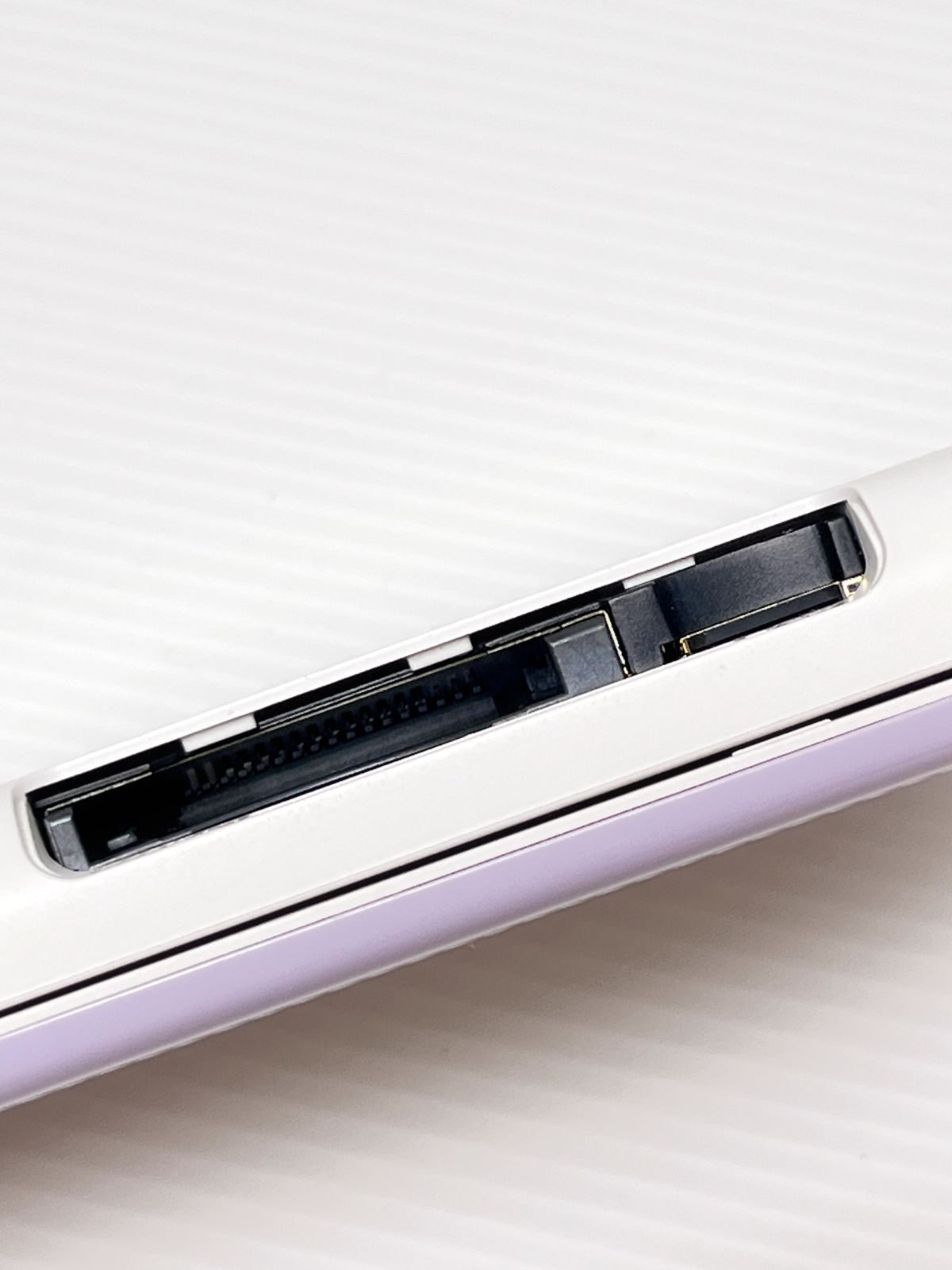 LL ホワイト×ラベンダー