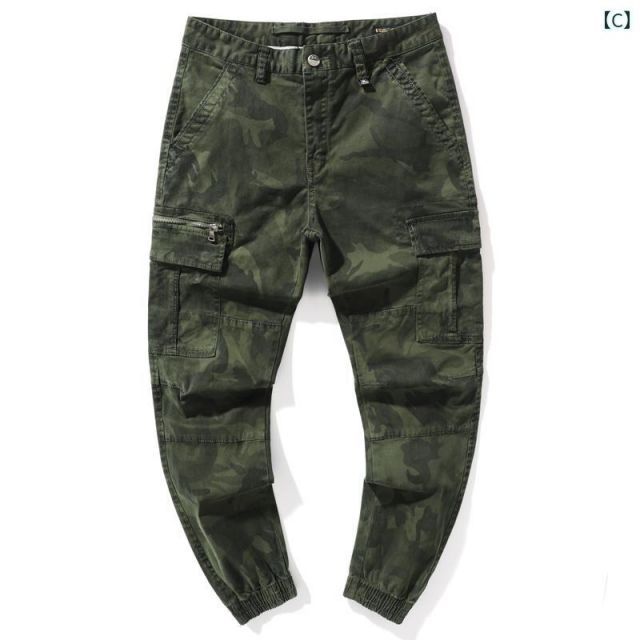  32 メンズ 男性用 ファッション オシャレ シンプル 大人 かっこいい ストリート ヒップホップ HipHop ヘビーウェイト 迷彩 スリム フィット マルチ ポケット パンツ その他 パンツ