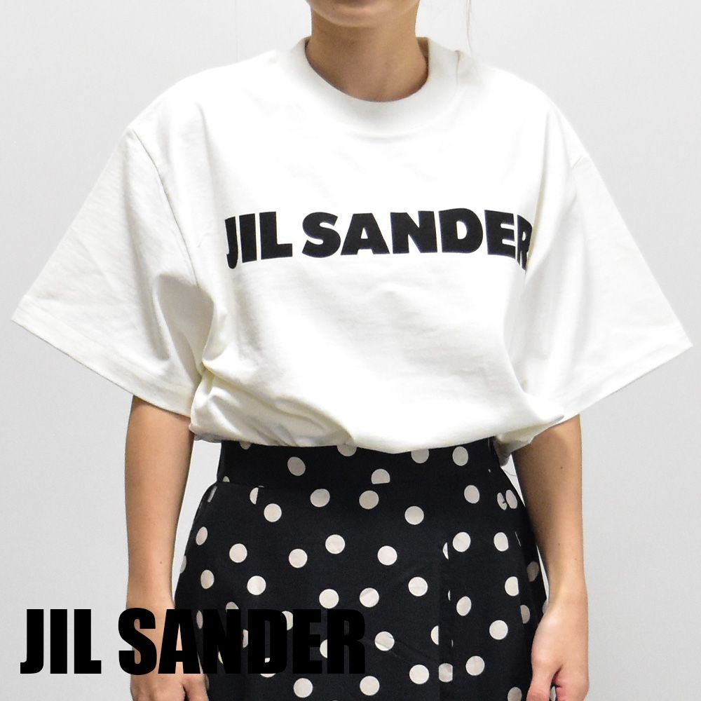 枚数限定 JIL SANDER ブランドロゴ オーバーサイズ コットンTシャツ