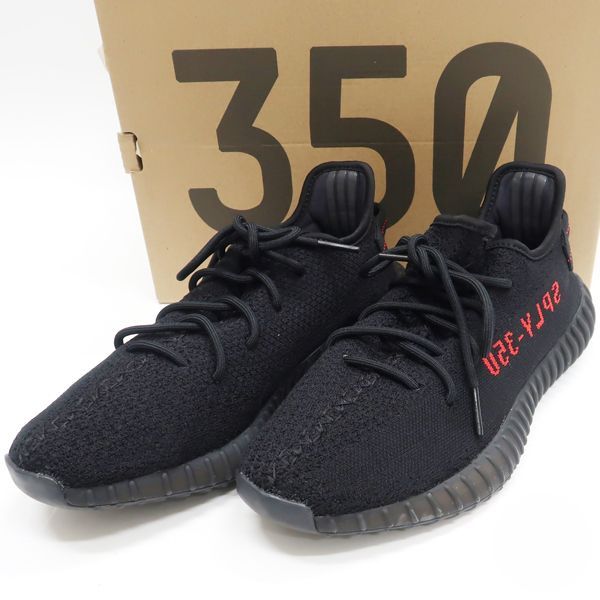 adidas YEEZY BOOST 350 V2 イージーブースト CP9652 28.0cm ブラック 箱付 美品 アディダス 送料込質屋-6660Y