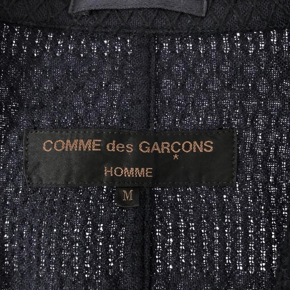 COMME des GARCONS HOMME コムデギャルソンオム 2002AW ウールテーラードジャケット HG-J029 ネイビー M