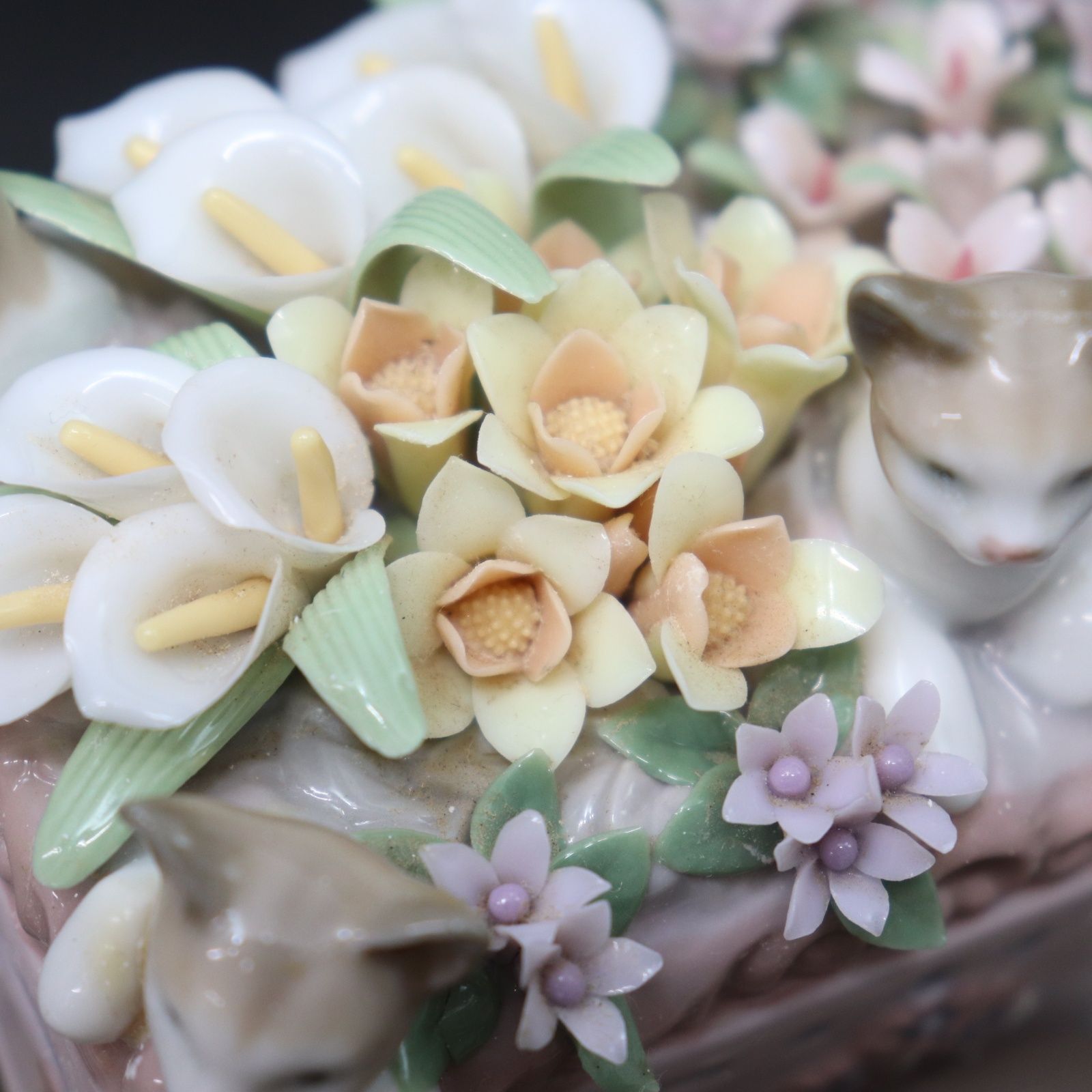 ITI5666M9CLI LLADRO リヤドロ キティカート #6141 猫 ねこ 少女