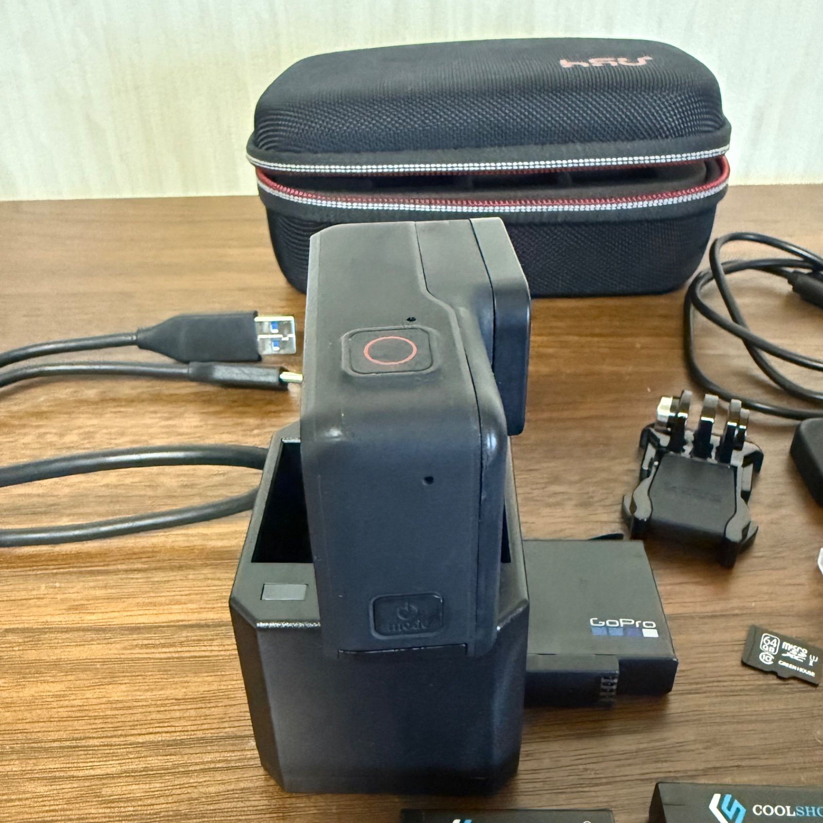 GoPro HERO 7 BLACK 動作確認済み 中古品 付属品多数 中古アクション 