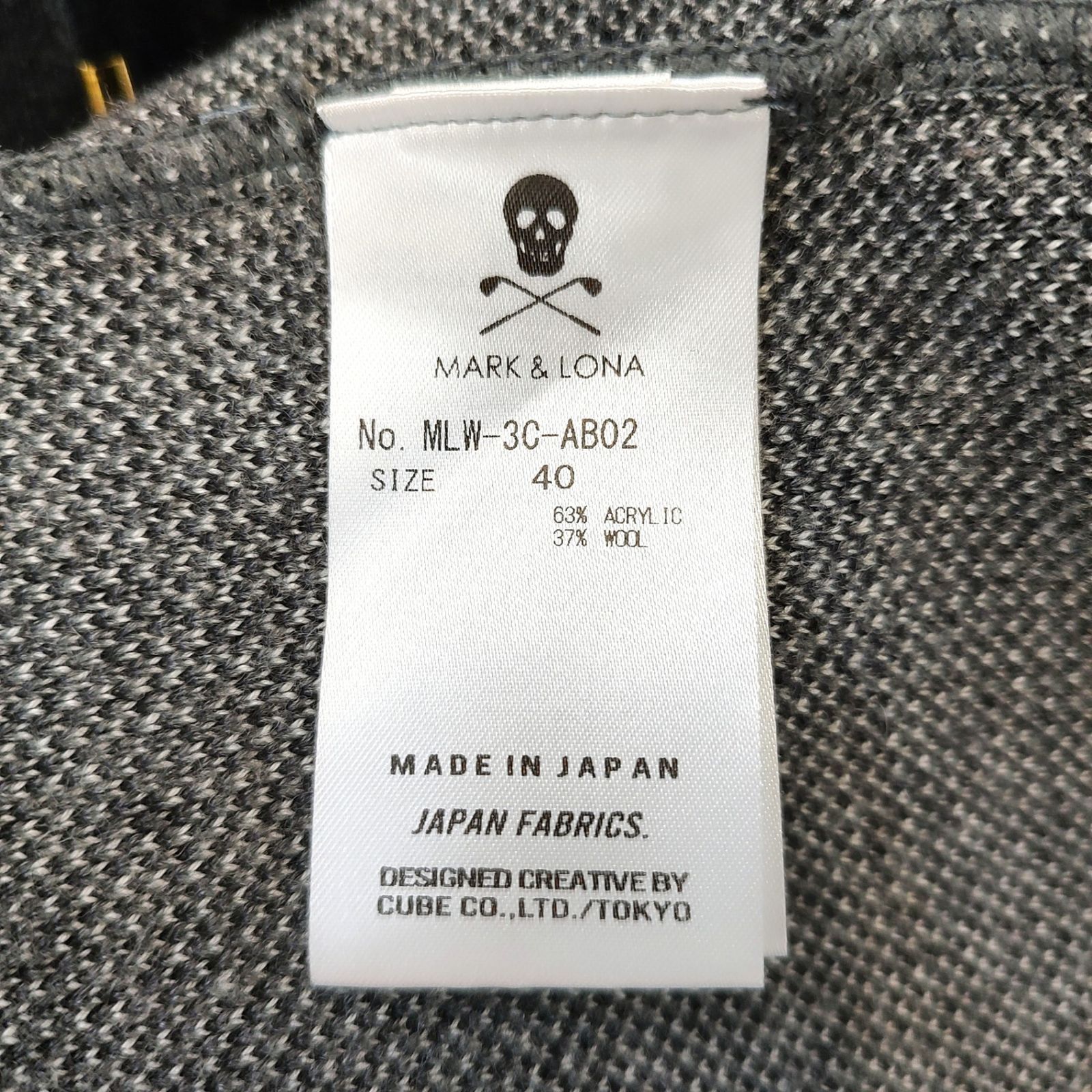 MARK＆LONA マークアンドロナ ゴルフ 23AW AND Knit Hoodie ウール 