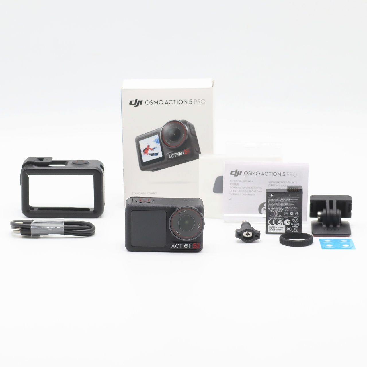DJI Osmo Action 5 Pro スタンダードコンボ 高性能アクションカメラ 4K|120fps 防水 手ブレ補正搭載 Vlog スポーツ撮影に最適