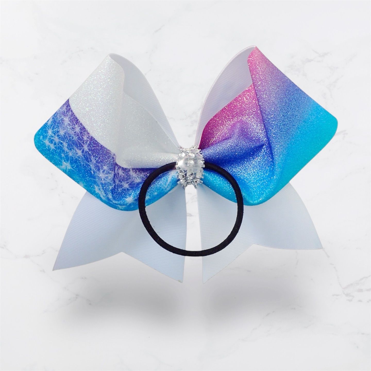 名入れ 10個セット チアリボン キラキラ かわいい オーダー ヘアリボン キーホルダー LLC-HASEGAWATOSO_COM