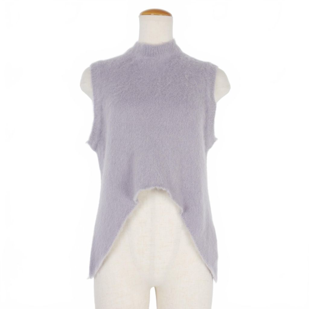 マメクロゴウチ ニットベスト Mame Kurogouchi 19SS透かし編みが美しいSleeveless Scala Knit