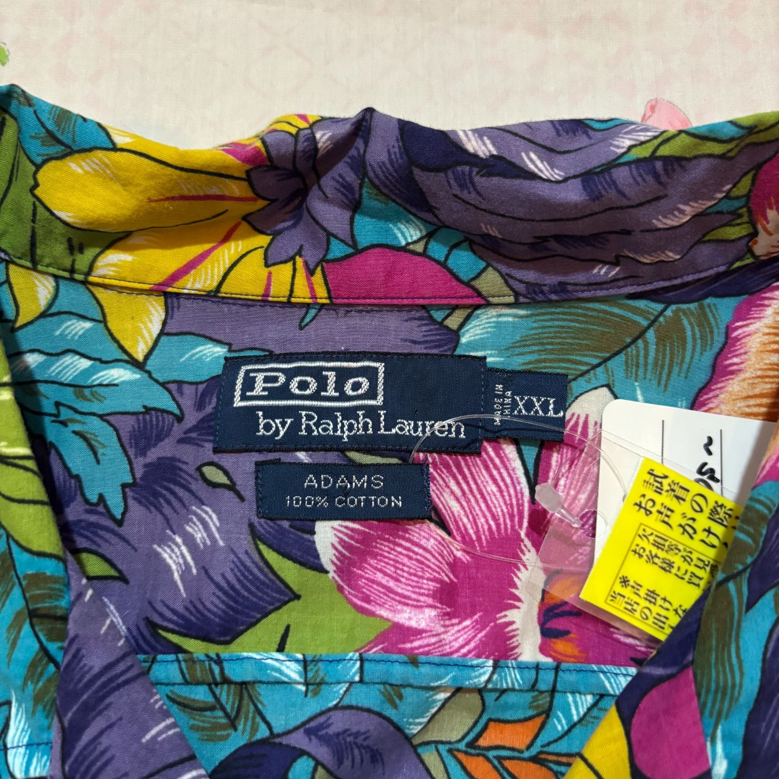 D17】90s Polo by Ralph Lauren ADAMS Open-collar shirt / 1990年代