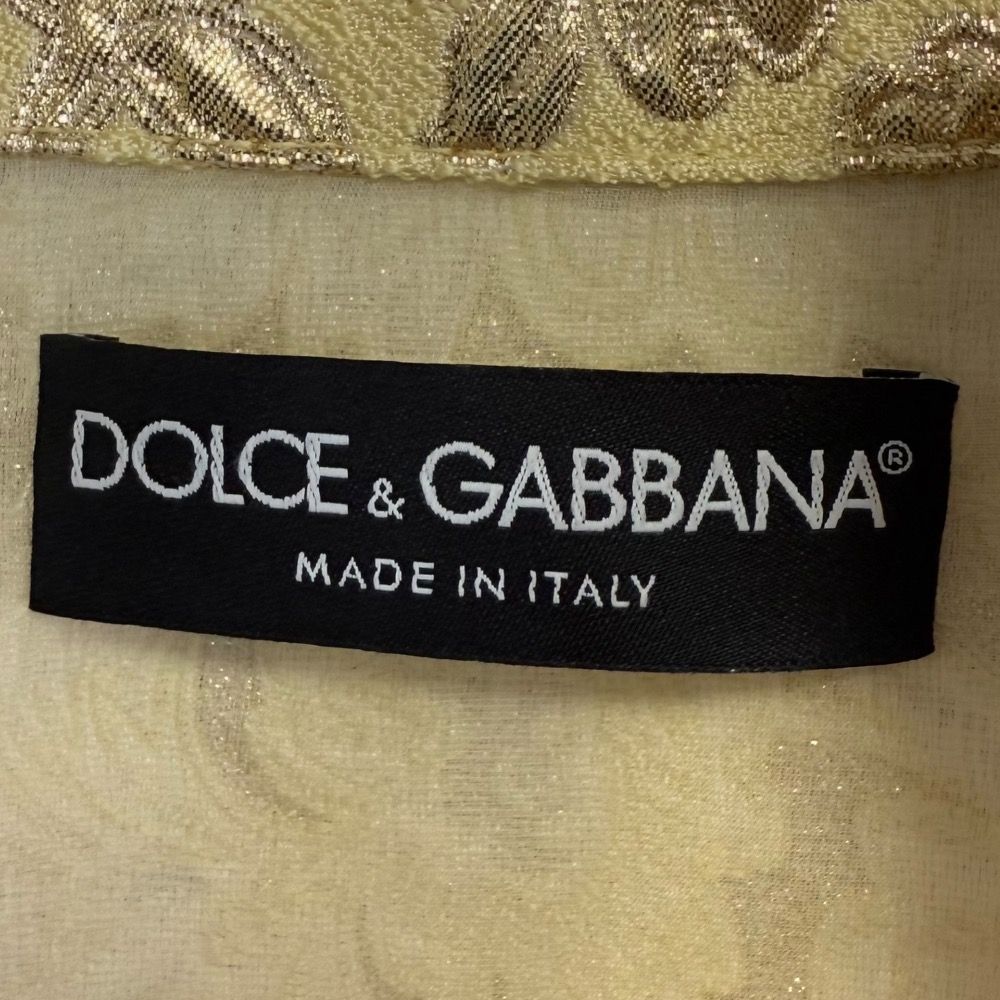 未使用 21SS DOLCE&GABBANA ドルチェ＆ガッバーナ 裏地シルク100  