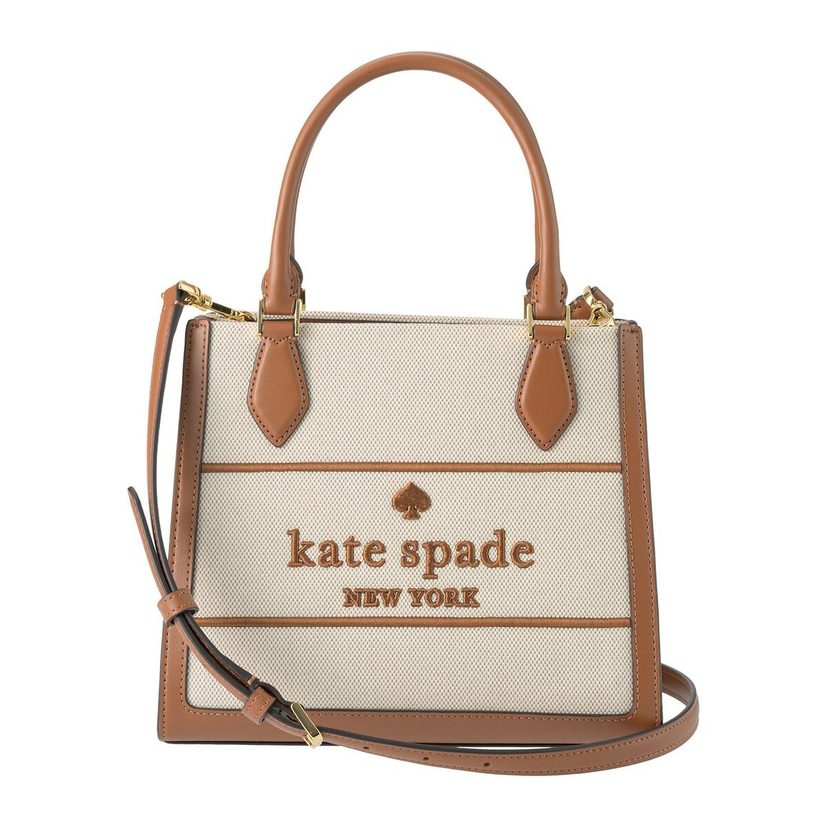 新品 ケイトスペード kate spade ショルダーバッグ CANVAS SMALL TOTE 