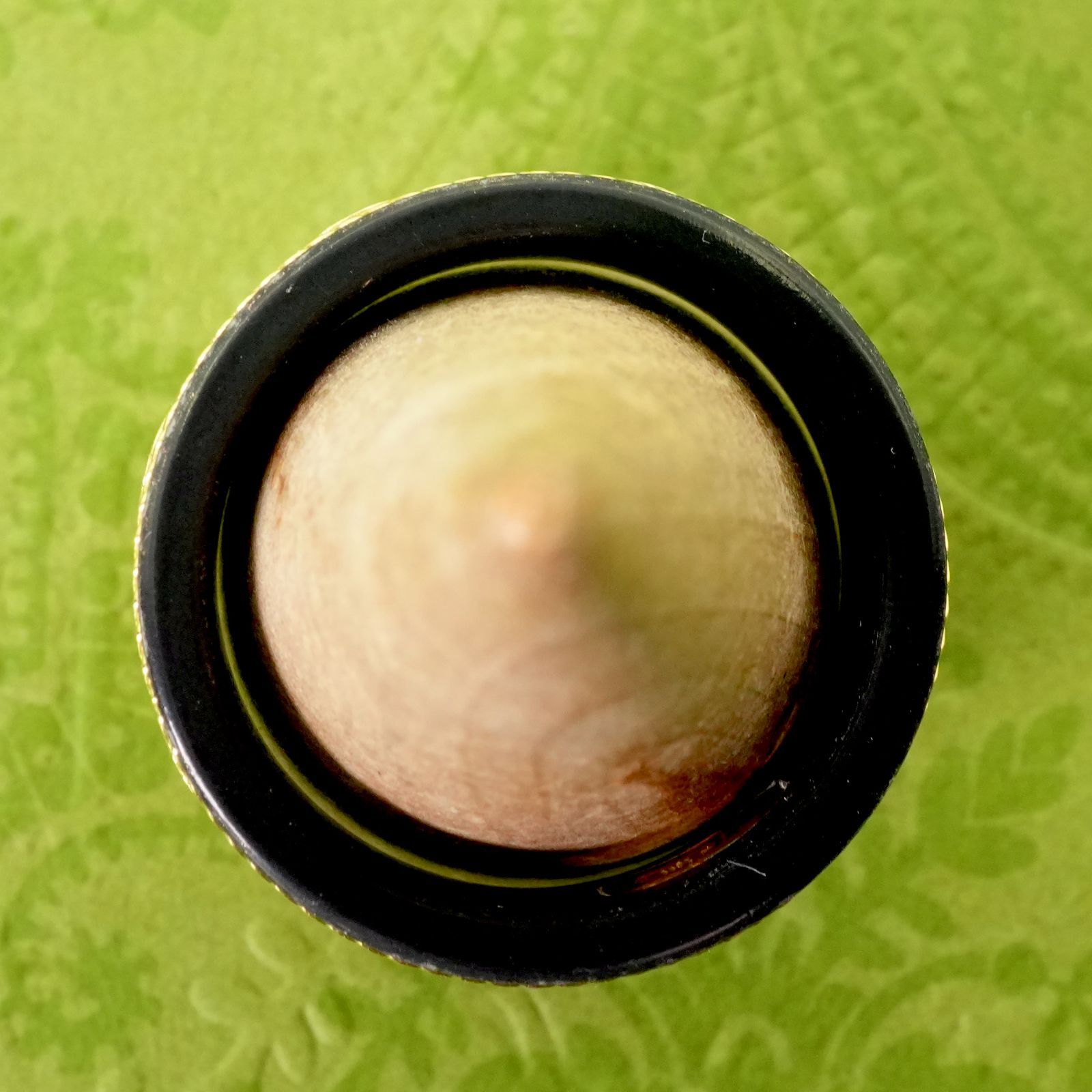 18号 グッチ インターロッキング ブラック アイコン リング/24-4303