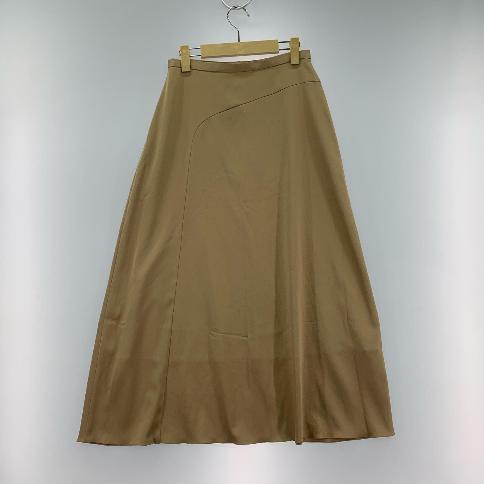 IENA イエナ サテンロングスカート size36/ベージュ - メルカリ