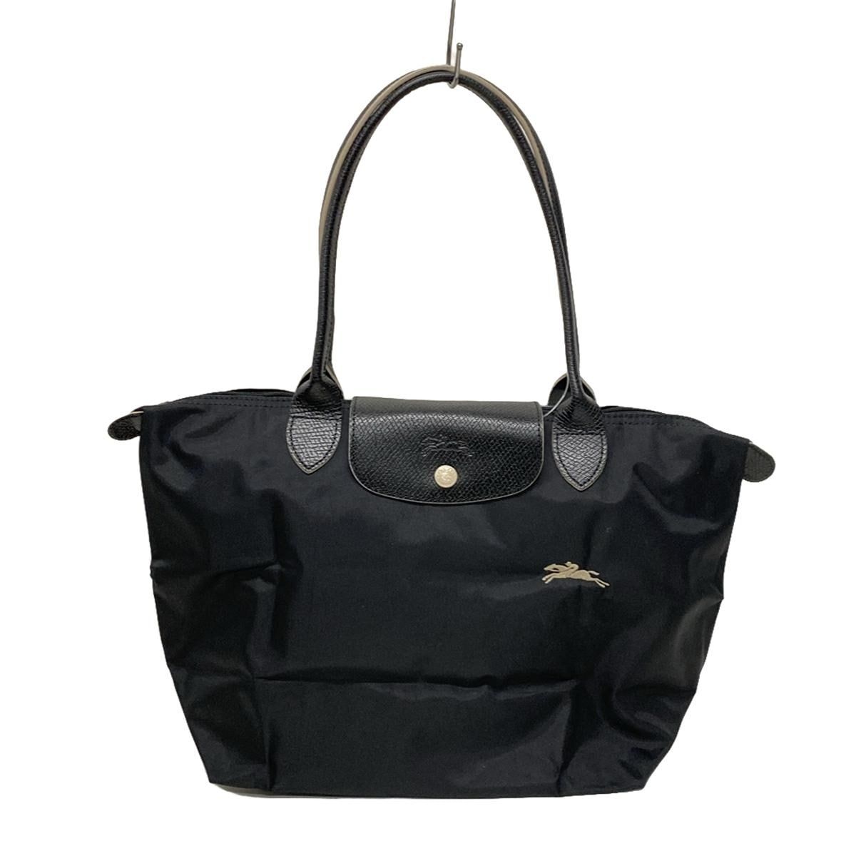 美品！LONGCHAMPロンシャン黒ショルダーバッグ LONGCHAMP(ロンシャン) ショルダーバッグ ル・プリアージュ