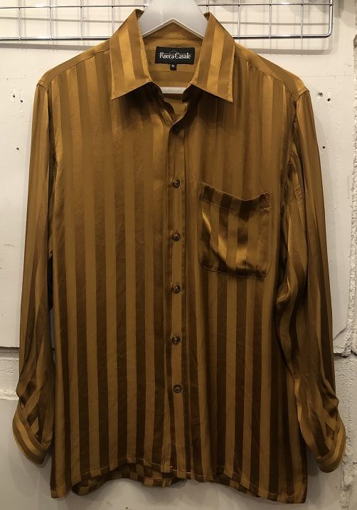 USED レトロシャツ - 茶 -