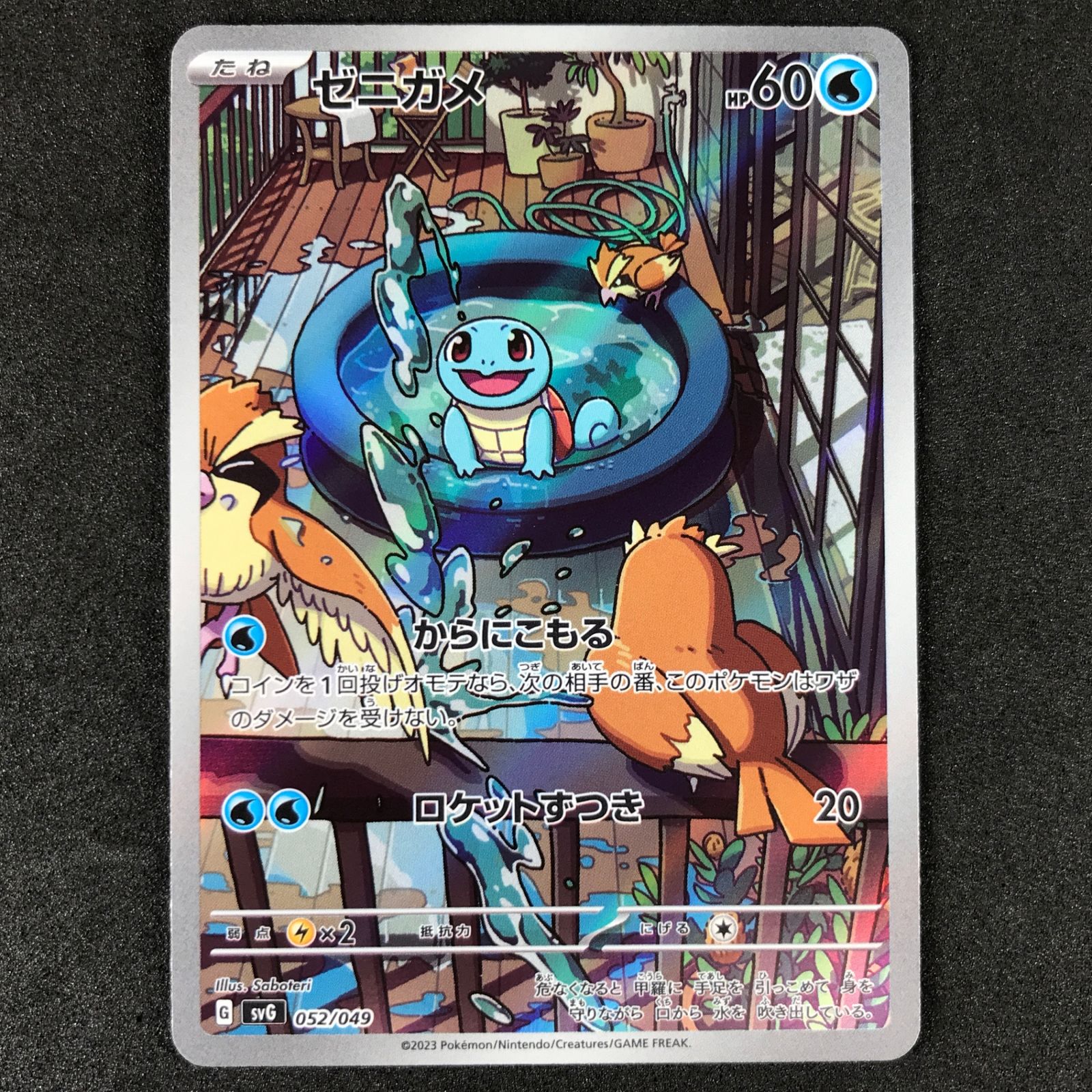 【2枚セット】ヒトカゲ AR ゼニガメ svG 051/049 ☆ポケモンカードゲーム スペシャルデッキセットex 052/049/SVG