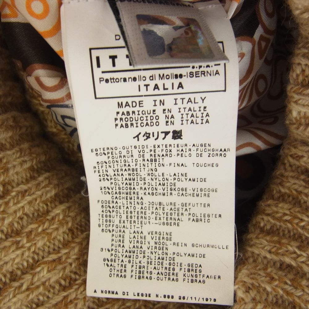 DOLCE&GABBANA ドルチェアンドガッバーナ ファー切替 カーディガン  