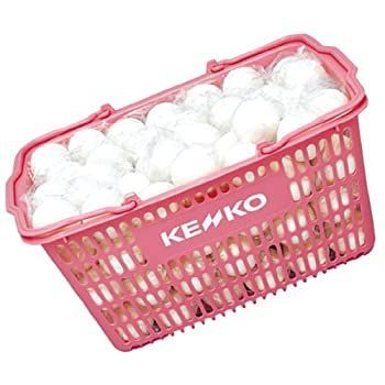 【中古】(未使用･未開封品)ナガセケンコー(KENKO) ソフトテニスボール かご入りセット 練習球10ダース(120個) TSSWK-V